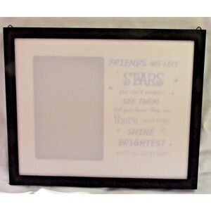 'Good Friends Are Like Stars' Light Up Picture Frame NIB Light Up Stars 11 x 9